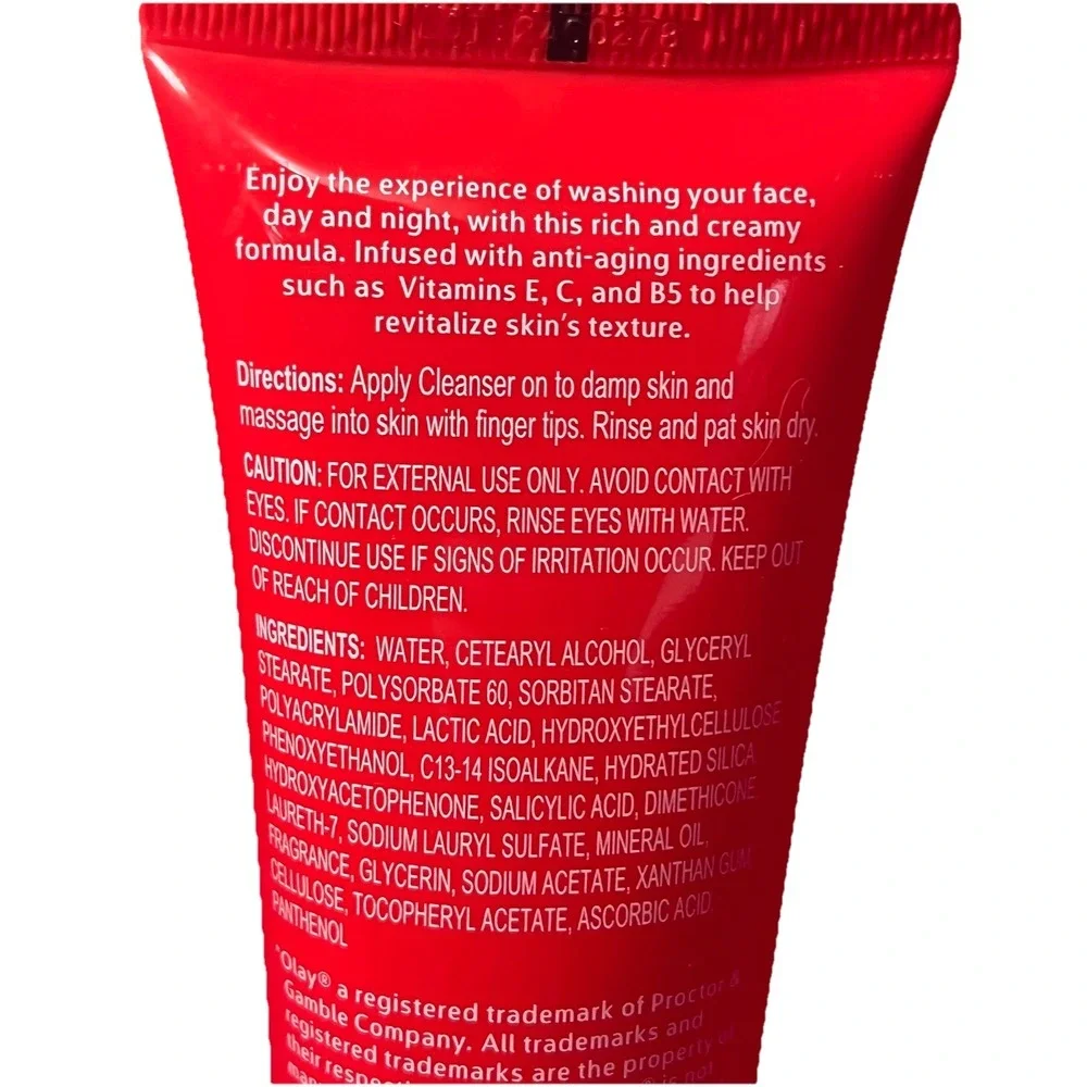 B Pure  Revitalizing  Cream Cleanser Regenerating Paraben & Phthalate Free 4 oz.